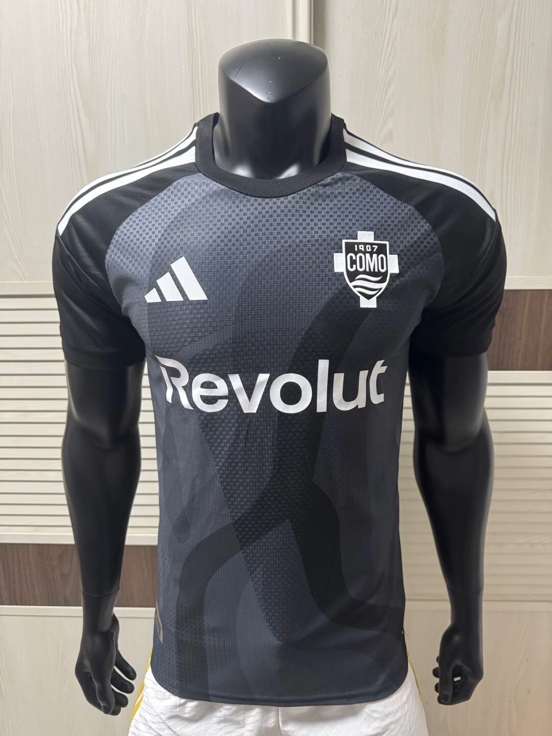 AAA Quality Como 26/27 Third Dark Grey Soccer Jersey(Player)